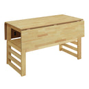 5 Piece Extendable Wood Square Dining Table Set With 2 Drop Leaves by HouseOfZazla