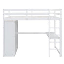 Loft Bed With Built In Wardrobe, Shelves And Drawers by HouseOfZazla