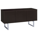 5 Drawer Credenza With Open Shelving - Cappuccino by HouseOfZazla