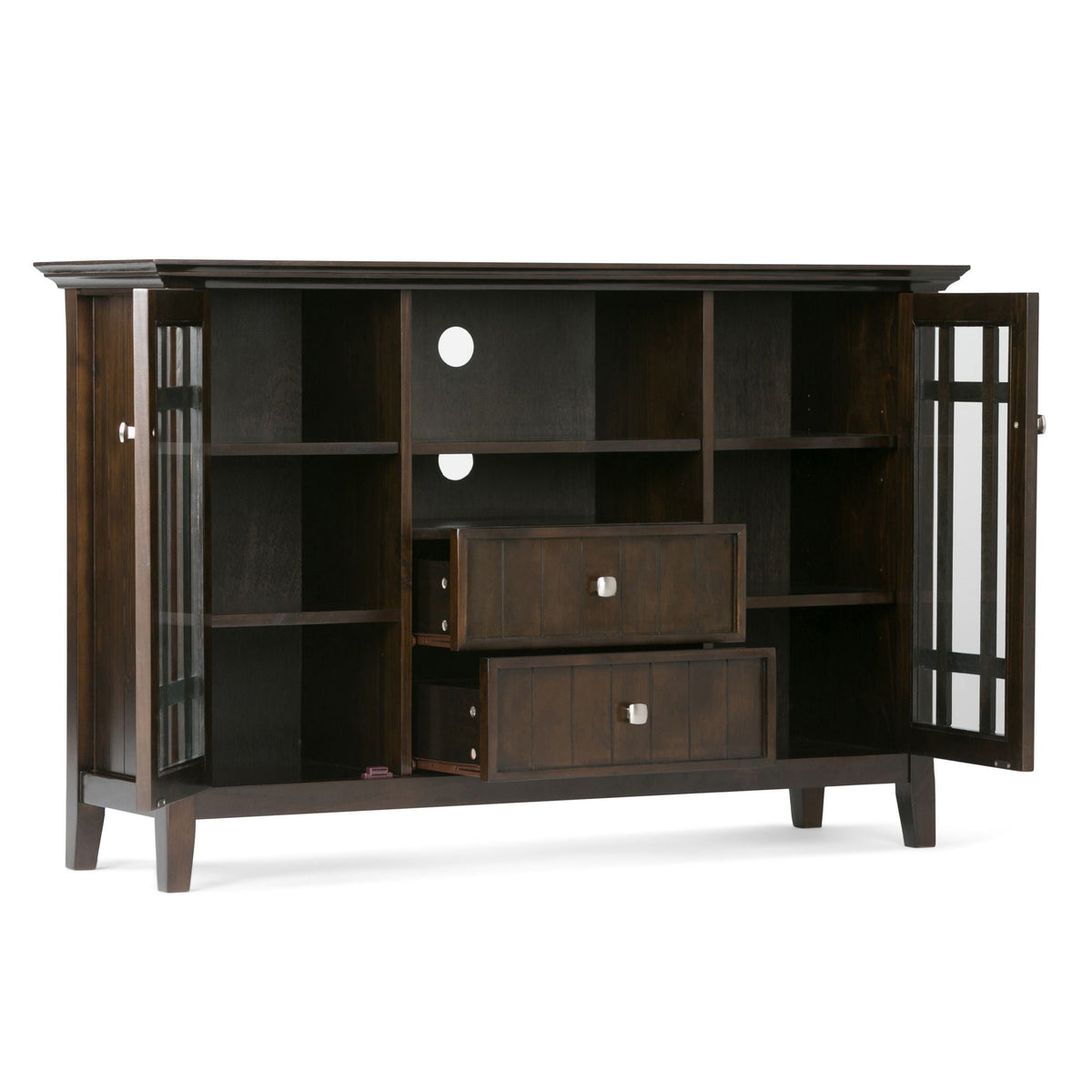 Bedford - Handcrafted Tall TV Media Stand, photo 17 of 18