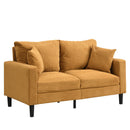 Modern Upholstered Loveseat Sofa, High Resilience