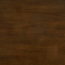 Walnut Queen Size Platform Bed Frame with Footboard Storage