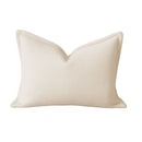 Homey Cozy Comfort Textured Throw Pillow - Ivory by HouseOfZazla