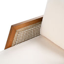 Acacia Wood Patio Furniture Club Chair, Outdoor Wicker Armchair by HouseOfZazla