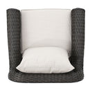 Amaya Outdoor Swivel Rocker Chair with Water Resistant Cushions by HouseOfZazla
