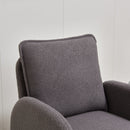 Modern Sherpa Upholstered Accent Chair, Comfortable Living Room Armchair, Lounge Chair For Bedroom, And Office by HouseOfZazla