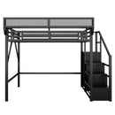 Loft Bed With Storage Shelves, Wardrobe by HouseOfZazla