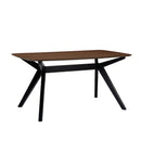 5-Pieces Upholstered Dining Set With Rubberwood Frame