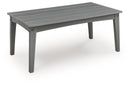 Cove Beach - Rectangular Cocktail Table - Gray by Unique Piece Furniture