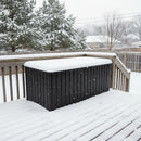 Out Door Metal Storage Box Store Medium - Black