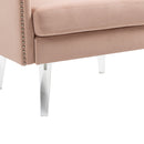 Accent Chair, Living Room Chair / leisure single sofa with acrylic feet