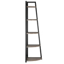 Tall 5 Tier Corner Bookshelf For Living Room
