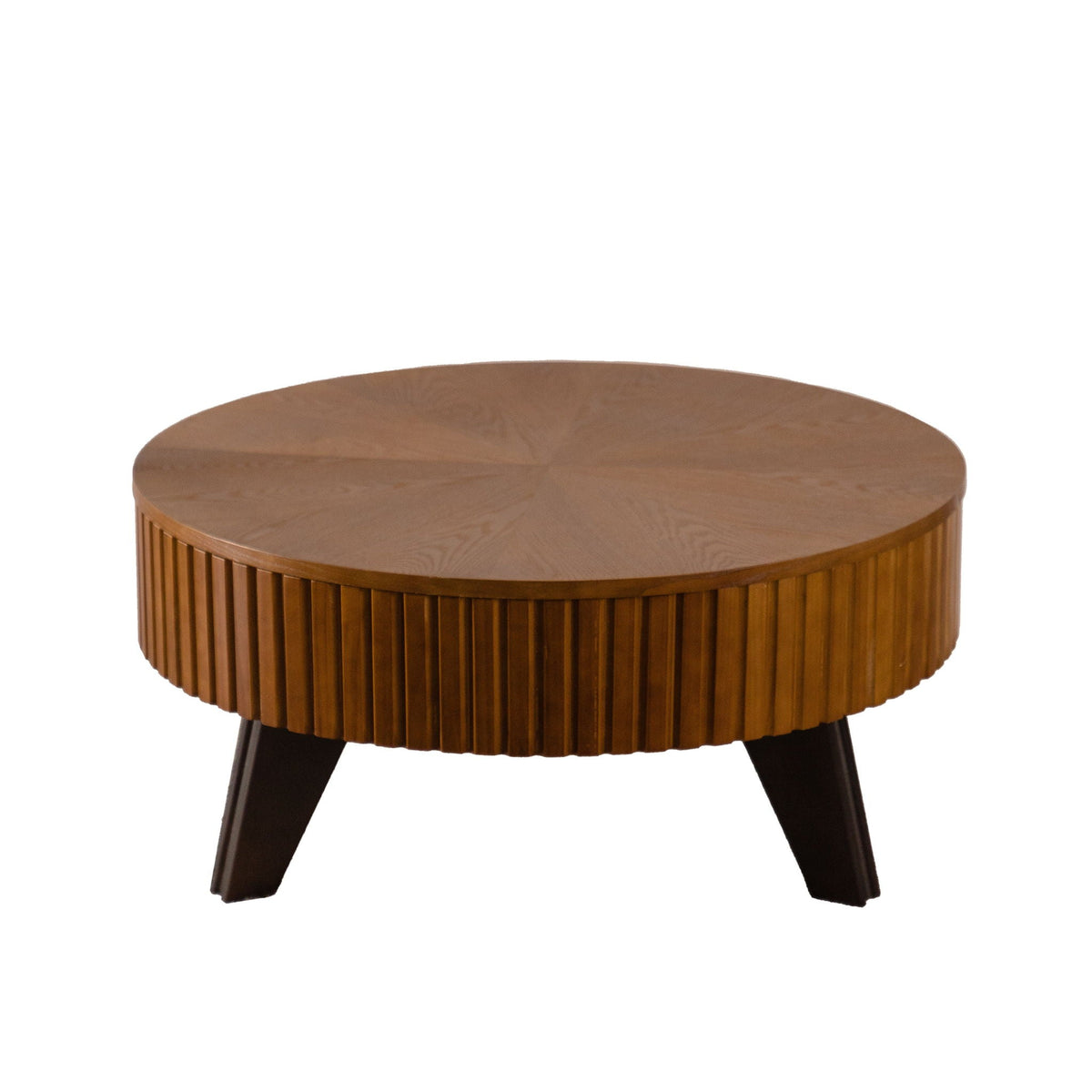 Round Retro Coffee With Solid Wood Legs, photo 5 of 24
