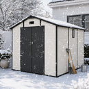 8x10 FT Plastic Outdoor Storage Shed