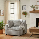 Jenny - Corner Accent Chair - Gray by HouseOfZazla