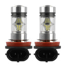 2PCS 1000lm 100W H8/H9/H11 LED Fog DRL Light Bulb IP65 Water-Resistant 360¡ Beam Angle 6000K White