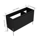 Freestanding Bathroom Vanity & Soft Close Cabinet Doors by HouseOfZazla