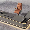 Echelon · Luxury L-Shaped Executive Desk by Arc Grove
