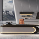 Echelon · Luxury L-Shaped Executive Desk by Arc Grove