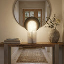 Eclipse Alabaster Oval Table Lamp