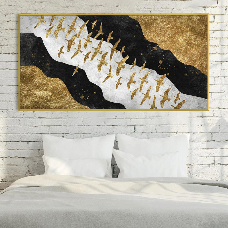 Eclipsed Flight Canvas