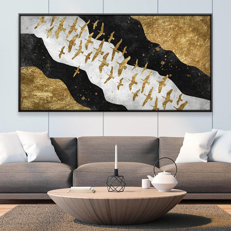 Eclipsed Flight Canvas