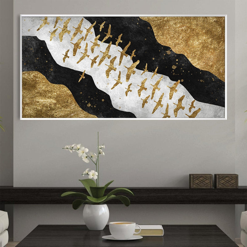 Eclipsed Flight Canvas