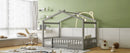 Bed House Bed Frame With Fence by HouseOfZazla