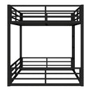 Metal Queen Over Queen Bunk Bed for Teens and Adults