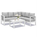 Outdoor Patio Set, All-Weather With Thick Cushions by HouseOfZazla