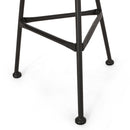 Petrichor - Outdoor Side Table With Tempered Glass And Steel Frame