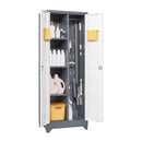 Lockers With Locking Doors, Adjustable Shelves, High Broom Tool Storage Cabinet by HouseOfZazla