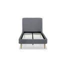 Heather - Upholstered Bed With Curved Headboard by HouseOfZazla