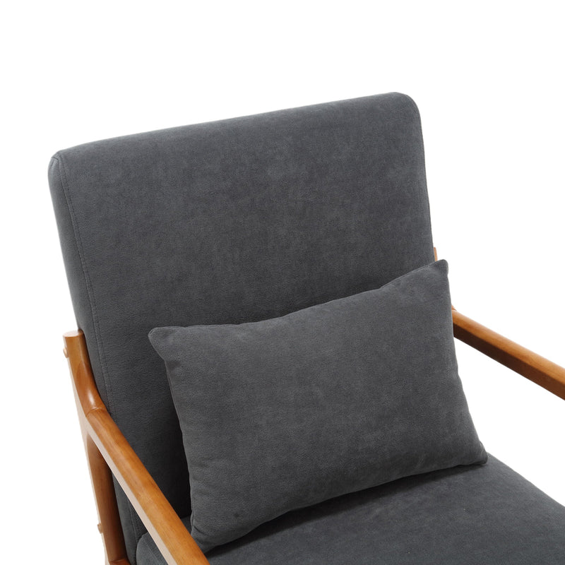 Walker Edison | Modern Accent Chair with One Pillow