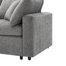 Modern Modular Cloud Sofa Bed, 6 Seat Sectional Couch Set With Ottoman, Free Combination, Convertible U Shaped Sleeper Sofa For Living Room by HouseOfZazla