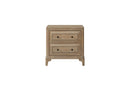 Queen Canopy Bedroom Set With A 2 Drawer Nightstand A Dresser With Poster Mirror And A Door Chest - Sand by HouseOfZazla
