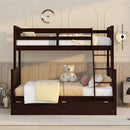Bunk Bed With Ladders And 2 Storage Drawers by Unique Piece Furniture