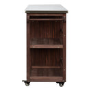 Outdoor Kitchen Island Fir Wood Prep Station by HouseOfZazla
