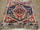 4' X 4' 4" Antique Handmade Turkish Oriental Bergema Wool Veg Dyes Tribal Collectible Rug