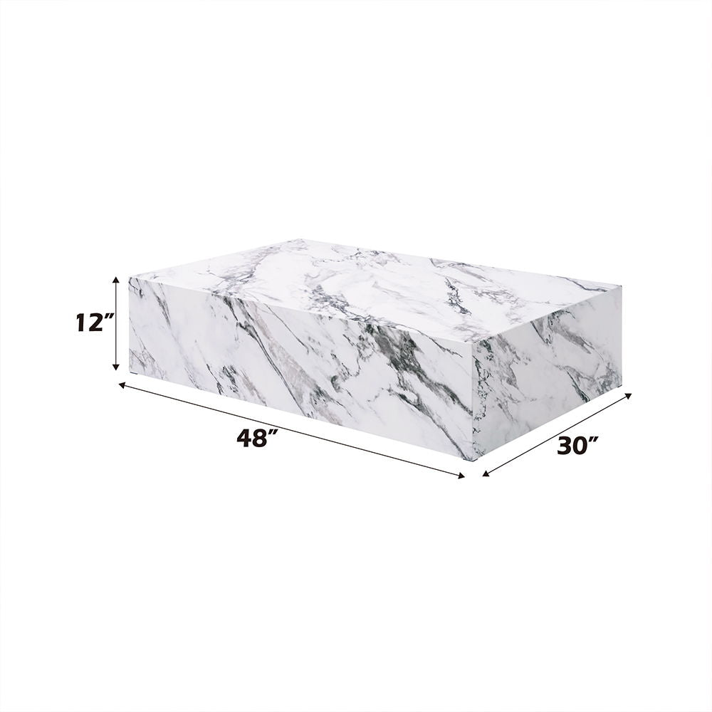 Fritzy - 48" Coffee Table - Engineered Stone, photo 6 of 7