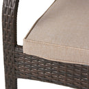 Outdoor Wicker Chairs, 56225.00CHRBRN KD, 4pcs by HouseOfZazla