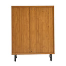 Shoe Cabinet with Shutter Doors