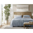 4-Piece Queen Stretch Jersey Sheet Set,Blue by Montret