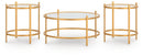 Pearlox - Occasional Table Set (Set of 3) - Gold