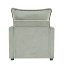 Modern Single Seat Accent Chair With Side Storage Pockets by HouseOfZazla