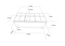Avalon - Tray Storage Ottoman With Lift Up Lids - Midnight Black by HouseOfZazla