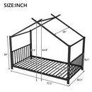 Metal House Platform Bed With Modern Design And Durable Frame by Unique Piece Furniture