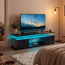 TV Stant With LED And Large Side Cabinet by HouseOfZazla