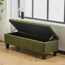 Ottoman Bench & Storage - Green by HouseOfZazla