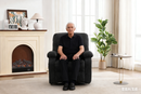 Hot Massage Manual Lounge Chair with Rocker Arms